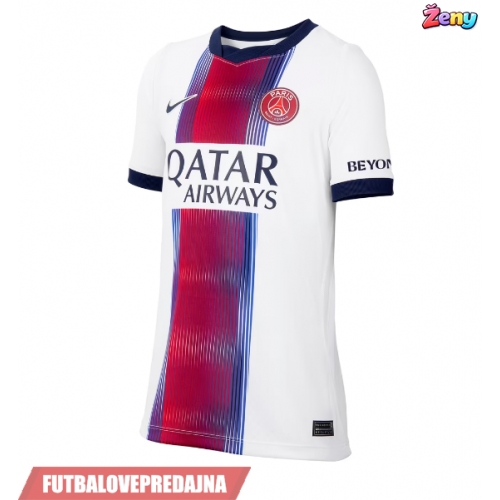 Lacne Ženy Futbalové dres Paris Saint-Germain Ilya Zabarnyi #6 2026-27 Krátky Rukáv - Preč